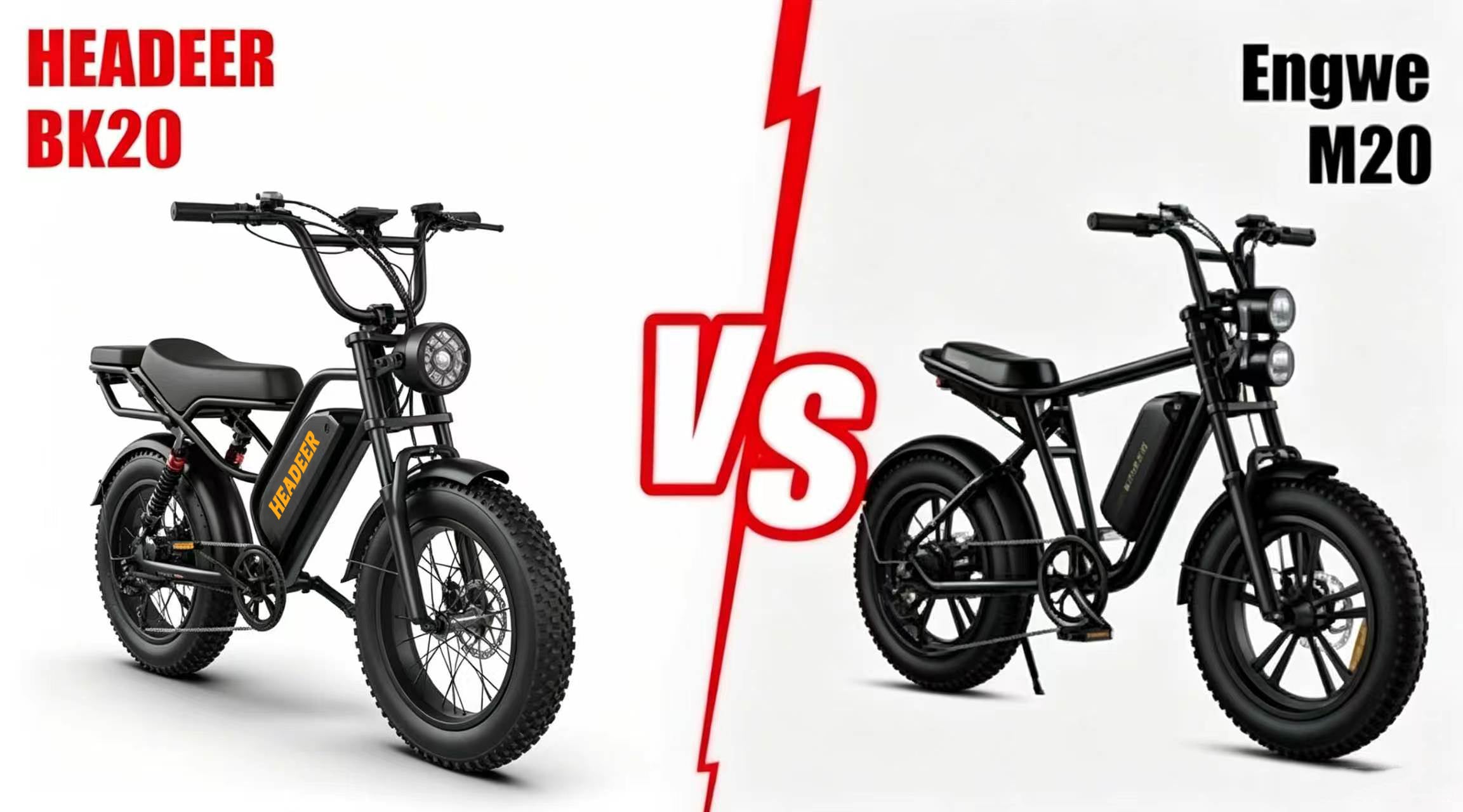 Headeer BK20 vs. Engwe M20: The Ultimate Moped Style Ebike Comparison