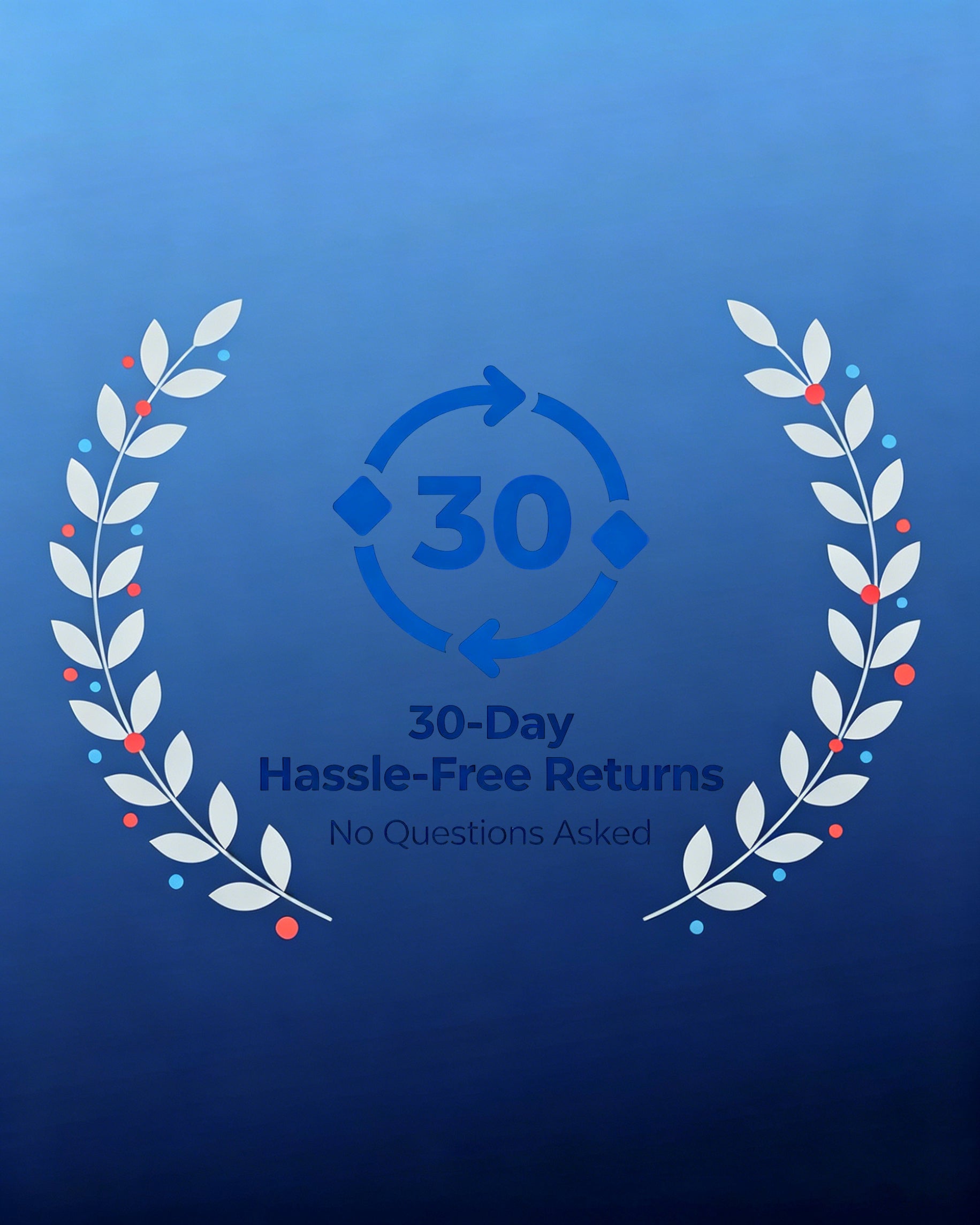 30-Day Hassle-Free Returns