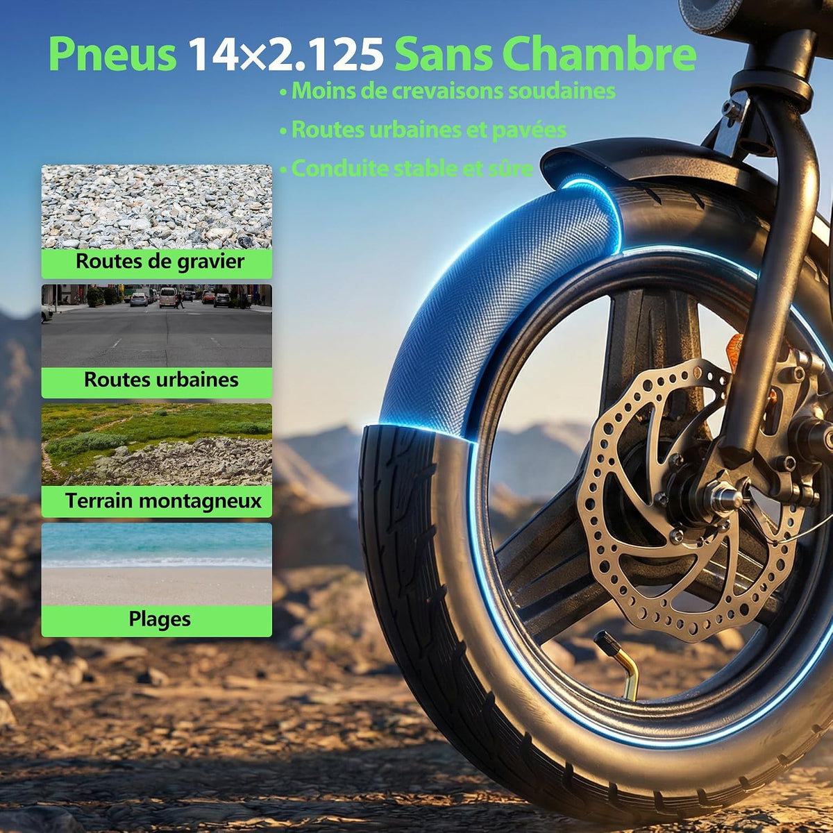 HEADEER® X14-Pro Foldable Electric Bike