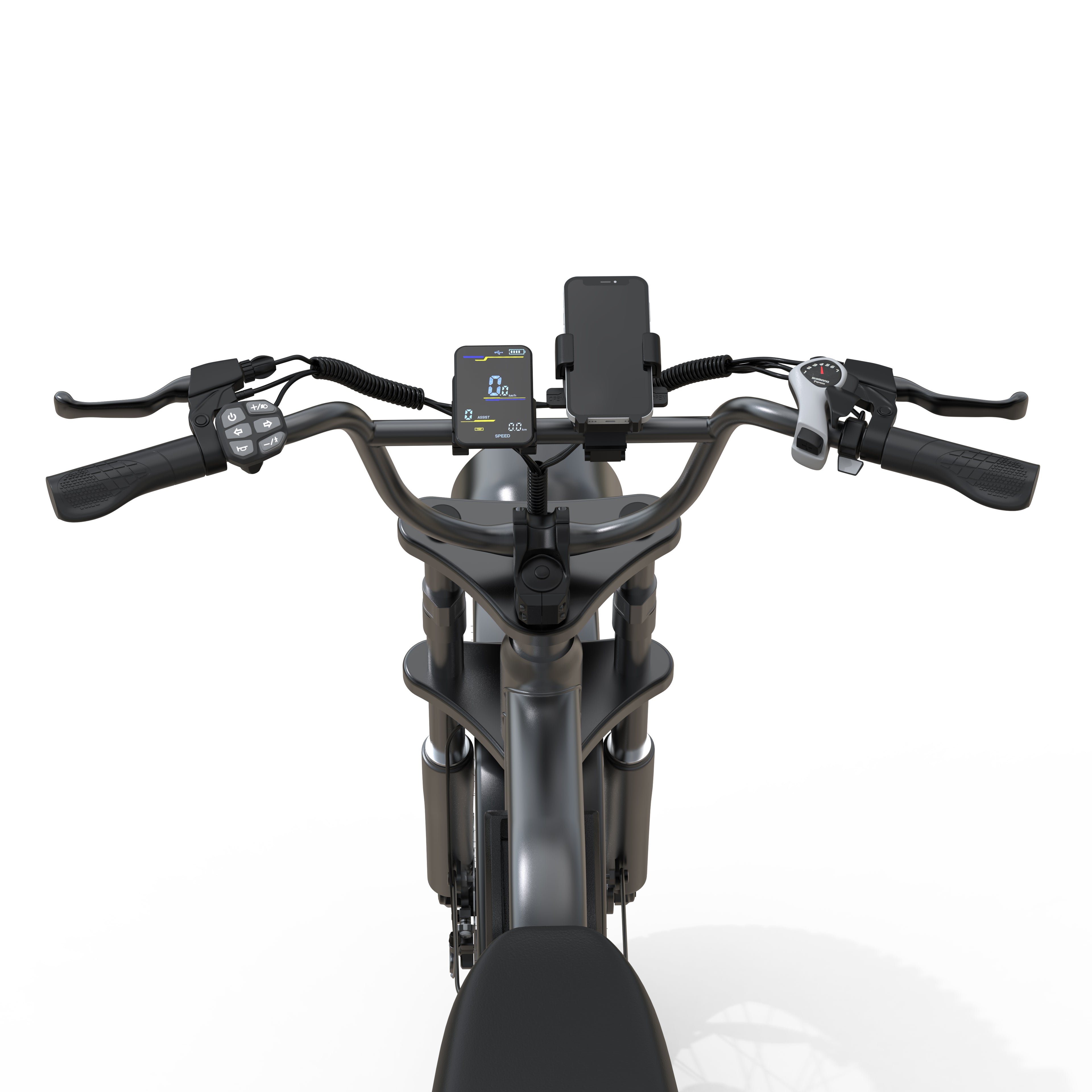 HEADEER® BK20 1500W Fat Tire E-Bike | 31 Mph 50 Miles Retro Commuter