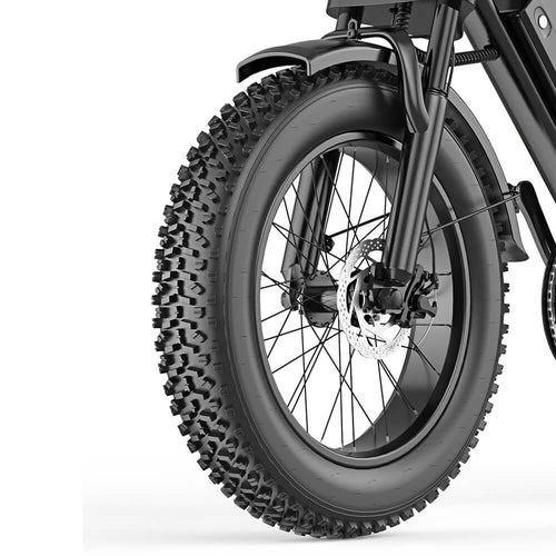 HEADEER® BK20 1500W Fat Tire E-Bike | 31 Mph 50 Miles Retro Commuter