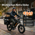 HEADEER® BK20 1500W Fat Tire E-Bike | 31 Mph 50 Miles Retro Commuter