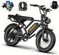 HEADEER® BK20 Fat Tire Retro Commuter E-Bike