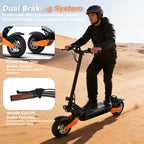 HEADEER® H67 1600W Peak Power 40 Miles Range 31 Mph Off-Road Electric Scooter