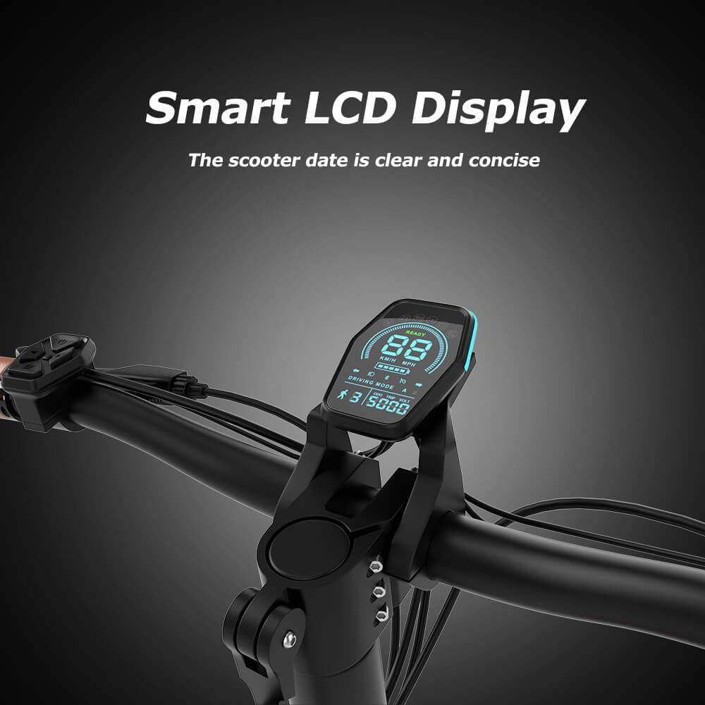 HEADEER® H67 1600W Peak Power 40 Miles Range 31 Mph Off-Road Electric Scooter