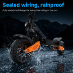 HEADEER® H67 Pro 1600W Peak Power 60 Miles Range 31 Mph Fat Tire Foldable E-Scooter