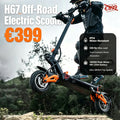 1600W Peak Off-Road E-Scooter HEADEER® H67 Pro | 31 Mph 60 Miles Range