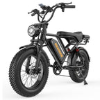 HEADEER® BK20 1500W Peak Power 50 Miles Range 31 Mph Retro Fat Tire Electric Bike