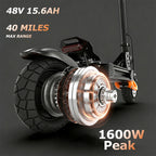 HEADEER® H67 1600W Peak Power 40 Miles Range 31 Mph Off-Road Electric Scooter