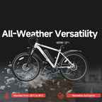 HEADEER® K900 1500W Peak Power 50 Miles Range 31 Mph City Commuter E-Bike